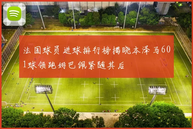 法国球员进球排行榜揭晓本泽马601球领跑姆巴佩紧随其后